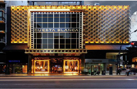 洛宁门头设计与商业空间的纽带。