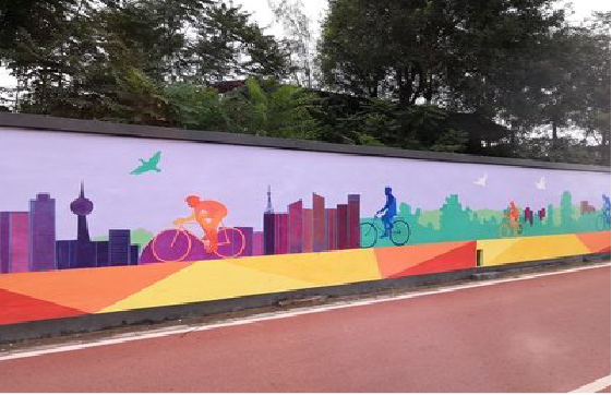 洛宁墙体彩绘-围墙