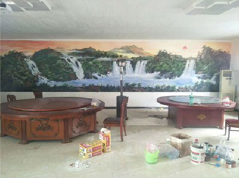 洛宁墙绘-写实风景