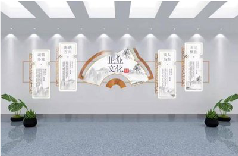 洛宁企业文化墙设计的核心要素。