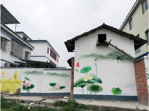 洛宁室外墙绘-从选材到保养。