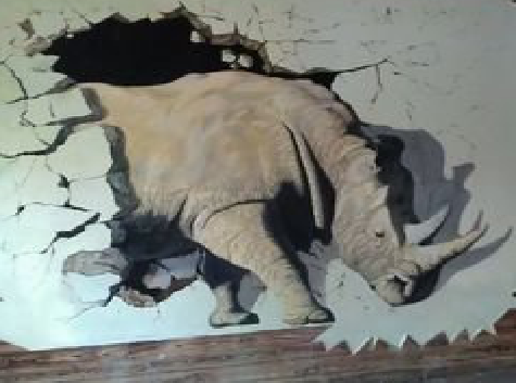 洛宁在墙绘中，如何绘制3D效果？