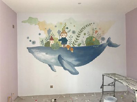 洛宁手绘墙的特点及优势。